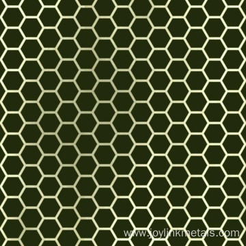 Hexagonal Hole Perforated Metal